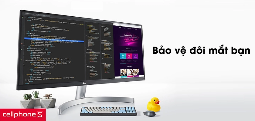 AMD FreeSync hình ảnh rõ ràng, chế độ chống nháy và đọc sách