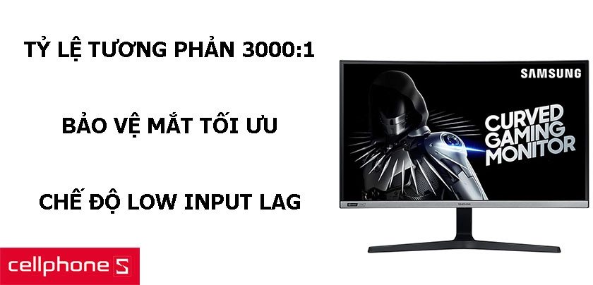 Màn hình cong 1500R sành điệu - Tần số quét 240Hz
