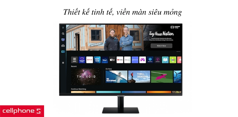 Đánh giá thiết kế màn hình Samsung LS32BM500EEXXV