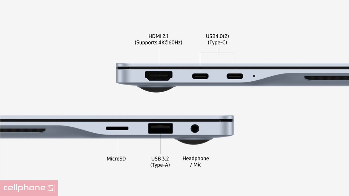 Cổng kết nối laptop Samsung