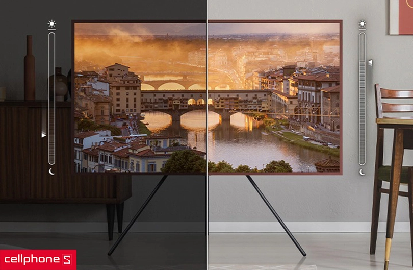 Smart tivi khung tranh The Frame 4K Samsung 75 inch QA75LS03A – Thiết kế hiện đại, biến hóa đa dạng