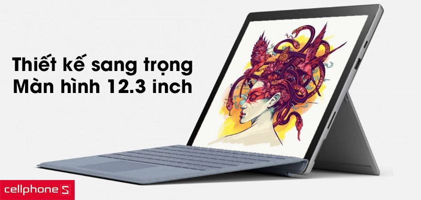 Thiết kế không có sự khác biệt, màn hình 12.3 inch đặc trưng