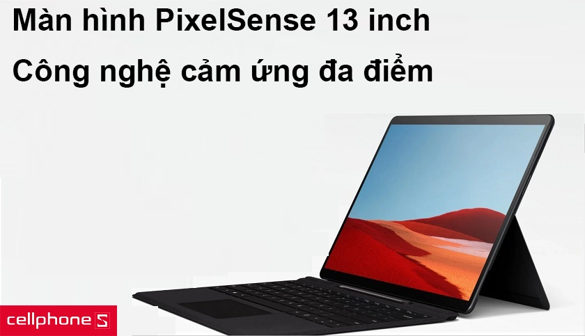 Màn hình PixelSense 13 inch tích hợp công nghệ cảm ứng đa điểm