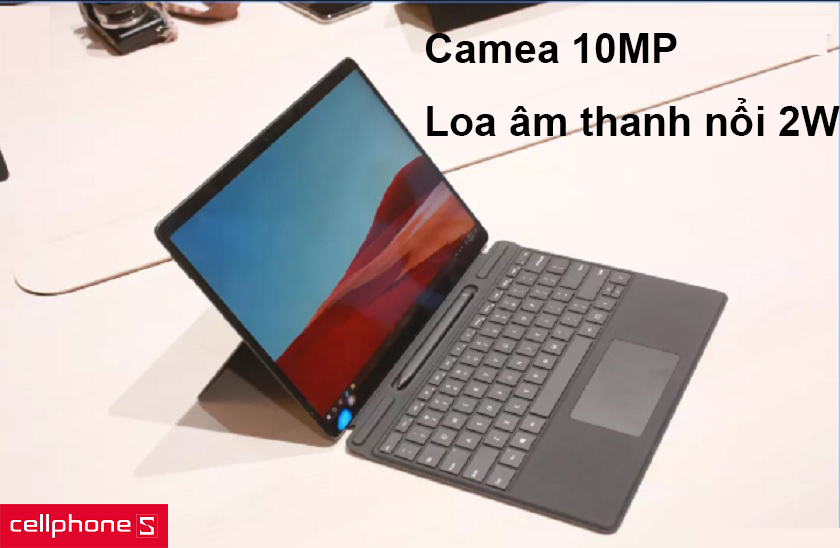 Camea 10MP cho khả năng quay video 1090HD và video 4K