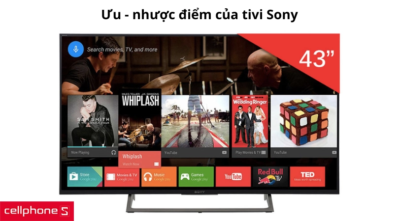Ưu, nhược điểm của tivi Sony