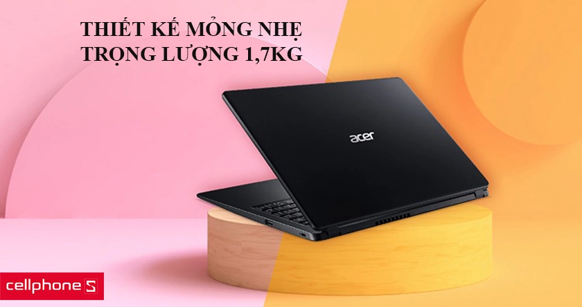 Laptop thiết kế mỏng nhẹ