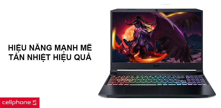Hiệu năng mạnh mẽ cùng khả năng tản nhiệt hiệu quả