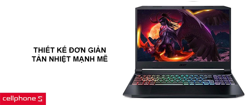 Thiết kế đơn giản, tản nhiệt mạnh mẽ