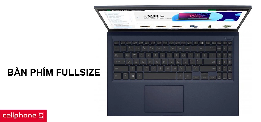 Thiết kế sang trọng, màn hình FHD hiển thị sống động