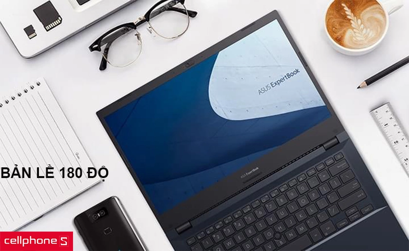 Thiết kế nhỏ gọn, bản lề 180 độ