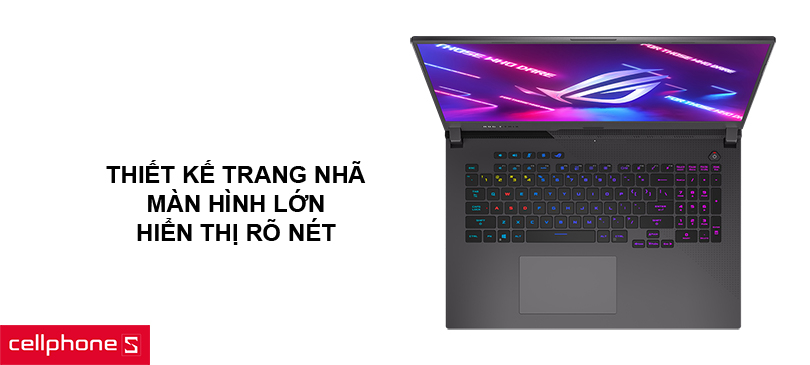Thiết kế trang nhã, màn hình lớn hiển thị rõ nét