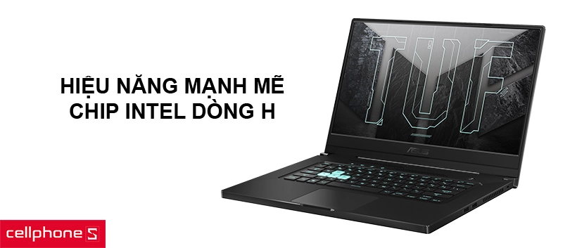 Hiệu năng chuẩn gaming với chip i7 dòng H, ổ cứng SSD dung lượng lớn