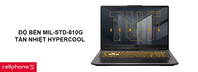 Thiết kế chuẩn gaming, tản nhiệt chất lượng