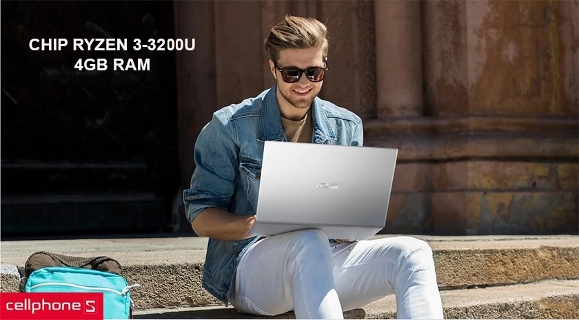 Cấu hình ổn trong tầm giá với chip Ryzen 3-3250U, 4GB RAM