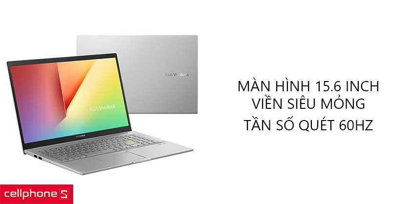 Viền màn hình siêu mỏng, hiển thị sắc nét