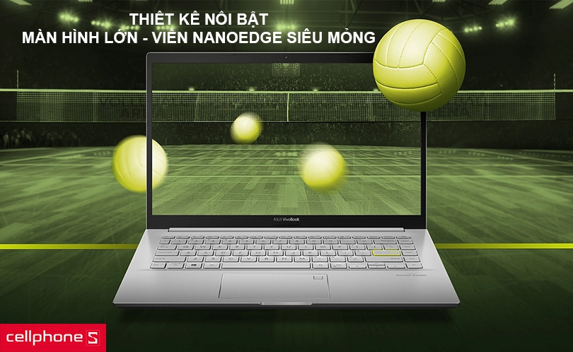 Thiết kế nổi bật, màn hình lớn với viền NanoEdge siêu mỏng
