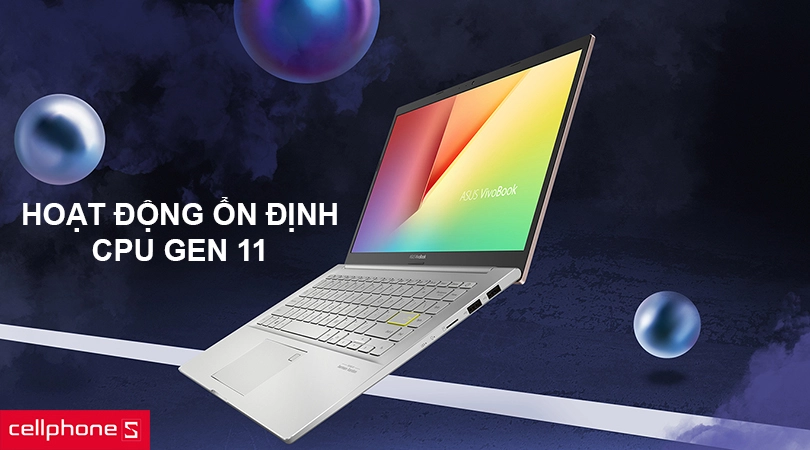 Hoạt động ổn định với CPU gen 11, ổ cứng SSD dung lượng lớn