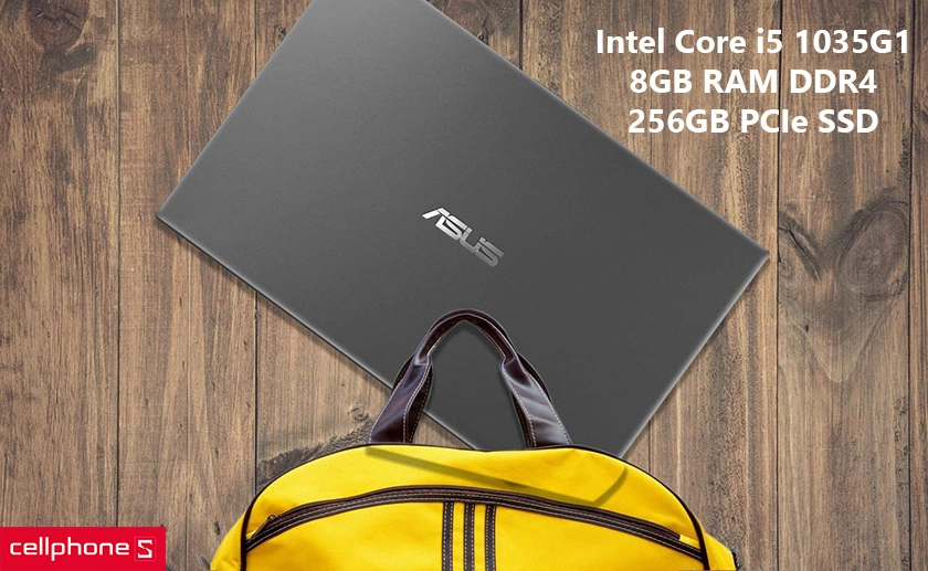 Hiệu suất mạnh với chip Intel Core i5, 8 GB RAM, 256GB SSD