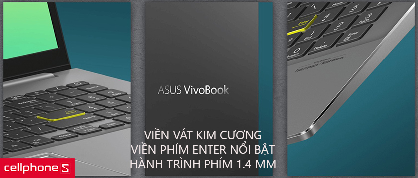 viền phím enter được sơn khác màu nổi bật