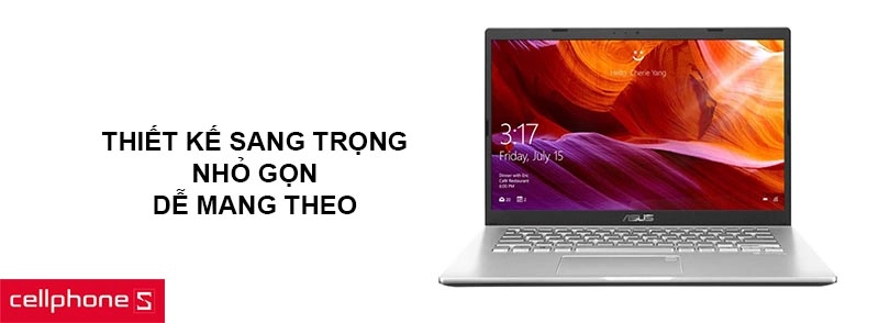 Thiết kế nhỏ gọn, dễ mang theo cùng bàn phím gõ thoải mái