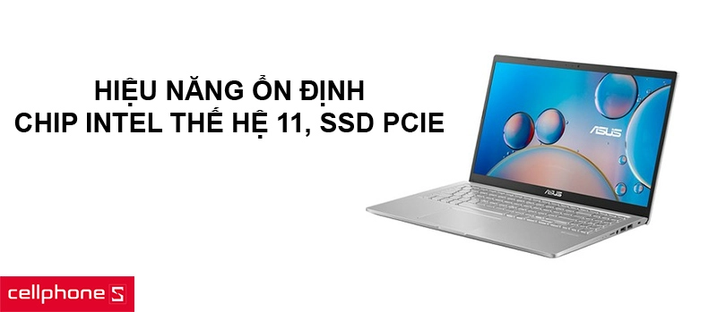 Hiệu năng ổn định với con chip thế hệ 11, SSD PCIE