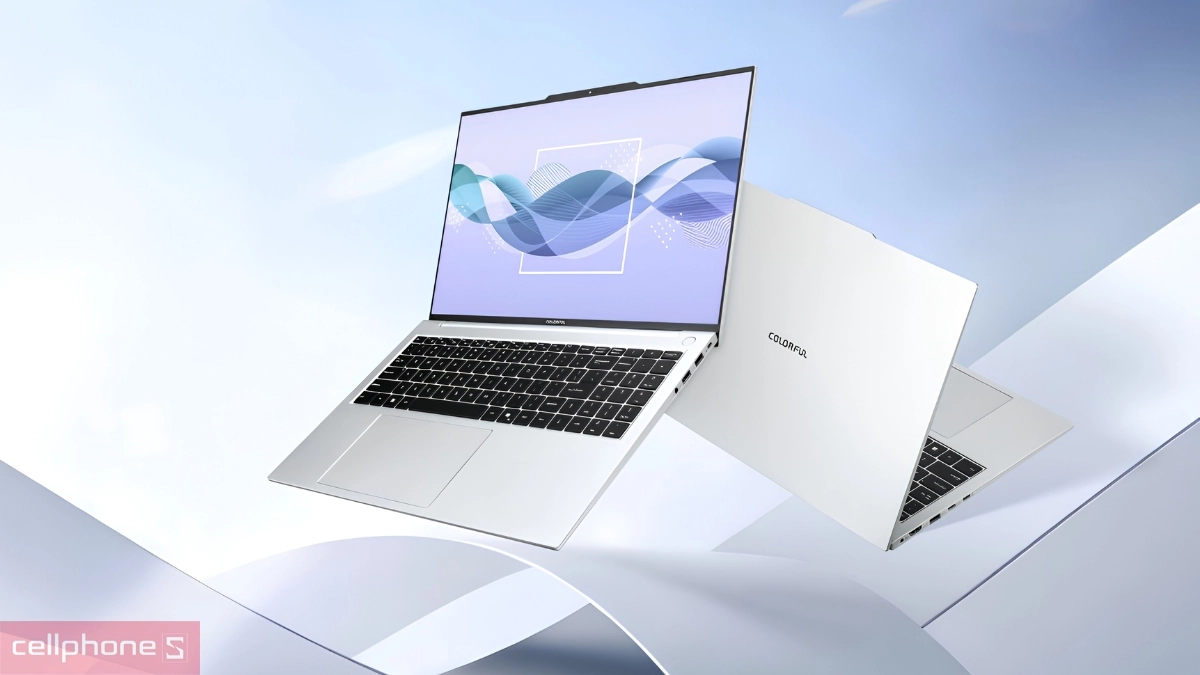 Laptop Colorful Rimbook Series sở hữu thiết kế thanh lịch, trọng lượng nhẹ