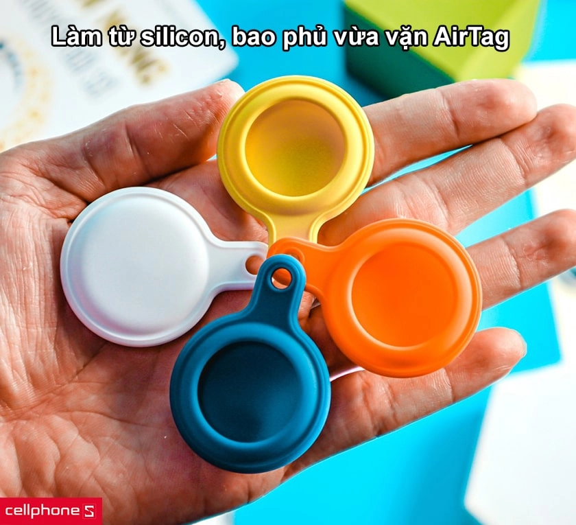 Dây đeo AirTag WIWU Silicone 4 in 1 Pack