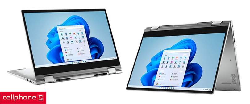 Laptop Dell Inspiron 14 5406-5191SLV – Bản lề 360 độ, màn hình cảm ứng tiện lợi