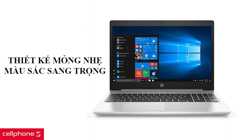 Thiết kế mỏng nhẹ - Màu sắc sang trọng