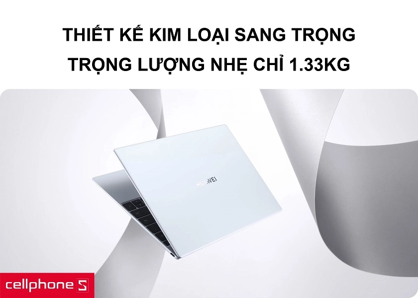 Thiết kế tỉ mỉ từ hợp kim nhôm chắc chắn và trọng lượng cực kỳ nhẹ nhàng