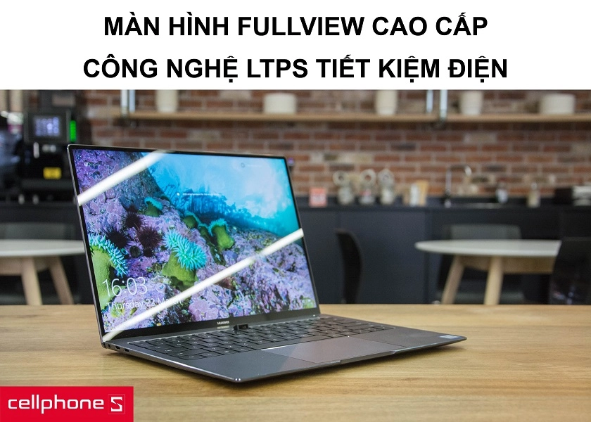 Màn hình Fullview vô hạn đi kèm với công nghệ LTPS tiết kiệm điện năng