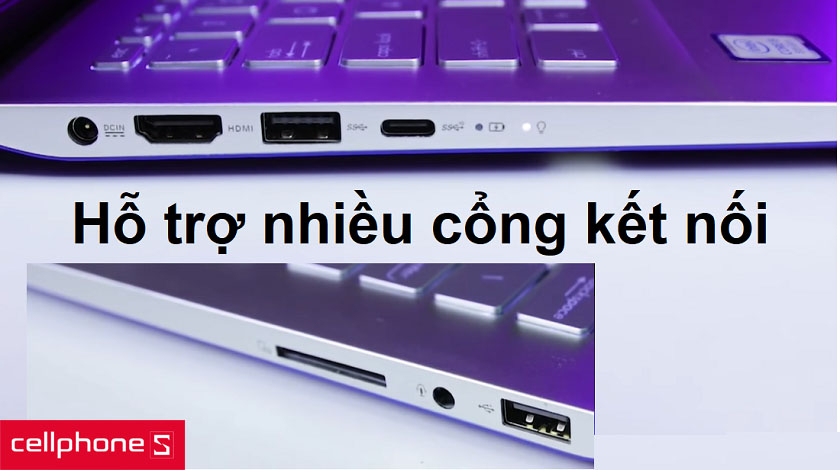 đa dạng các cổng kết nối