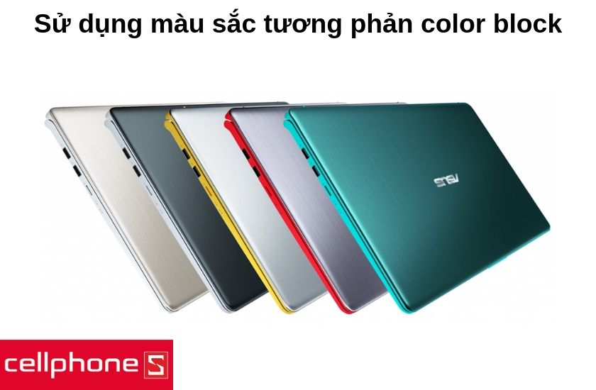 Màu sắc tương phản color block cá tính