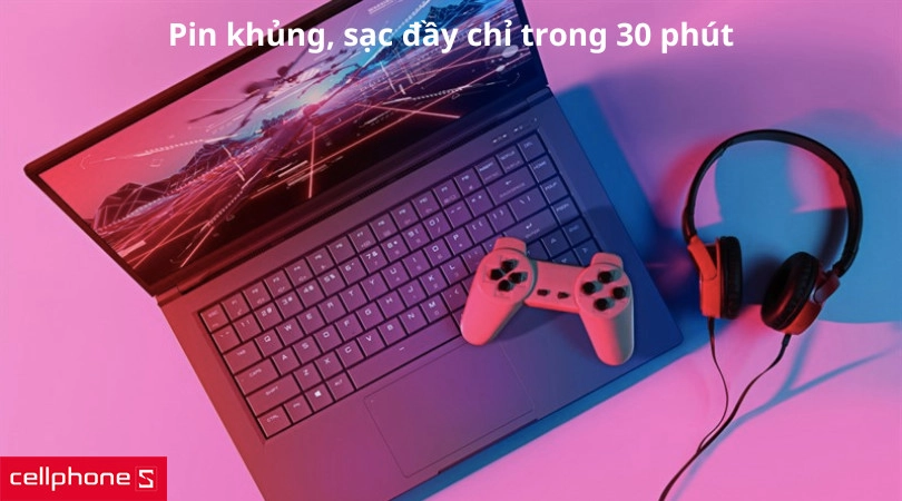 Khả năng sạc pin của Intel laptop lớn