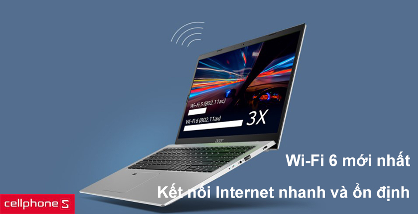 Kết nối mạnh nhanh và ổn định với Wi-Fi 6