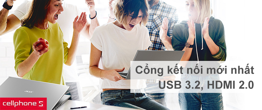 Cổng kết nối mới nhất với USB-C, HDMI 2.0