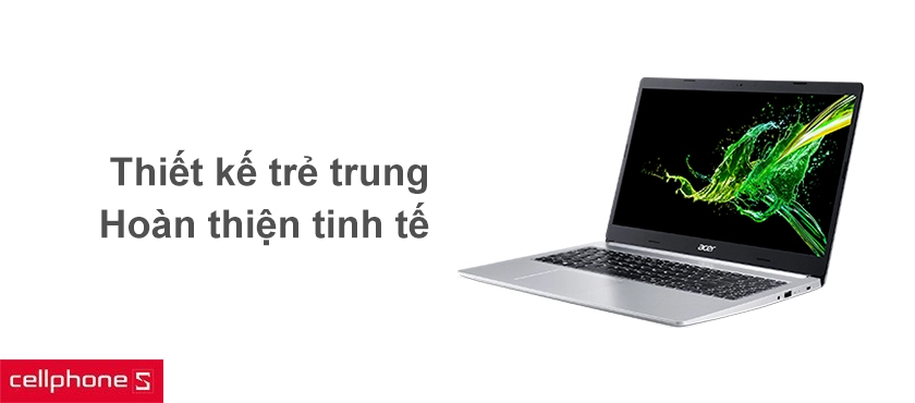 Thiết kế trẻ trung và năng động