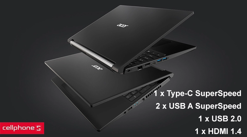 Hỗ trợ đầy đủ cổng kết nối cho mọi nhu cầu truyền tải