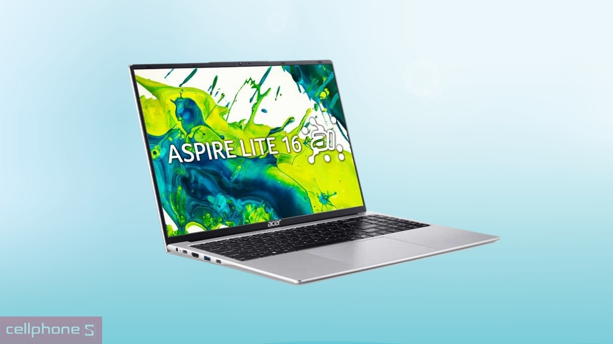 Màn hình, chất lượng hiển thị của laptop Acer Aspire Lite 16 AI AL16-71P-5674