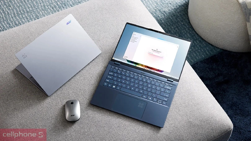 Màn hình và chất lượng hiển thị của laptop Acer Swift 14 AI SF14-51-75VP