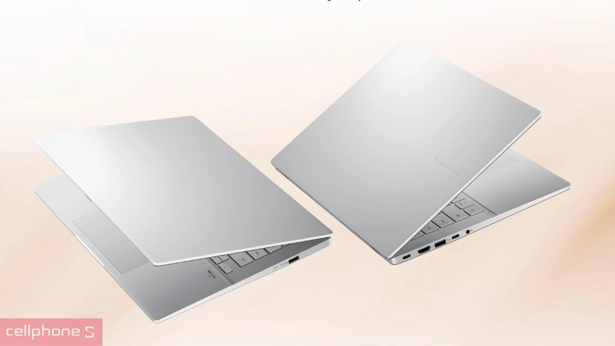 Pin, cổng kết nối của laptop Asus Vivobook S14 M3407KA-SF032WS Ryzen AI 7