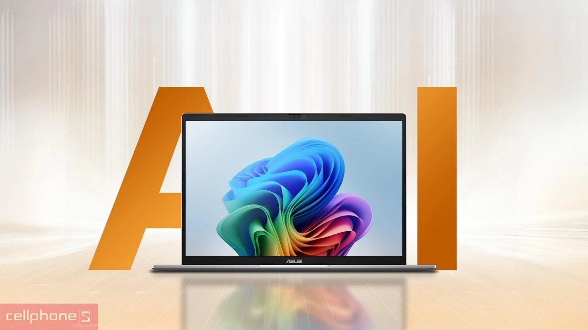 Hiệu năng AI vượt trội của laptop Asus Vivobook S14 M3407KA-SF034WS Ryzen AI 5