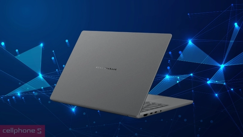 Pin và cổng kết nối của laptop Asus Zenbook A14 UX3407QA QD347WS