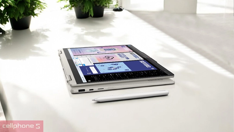 Pin và thời lượng sử dụng của laptop Lenovo Yoga 7 2-in-1 14ILL10 83JQ0093VN