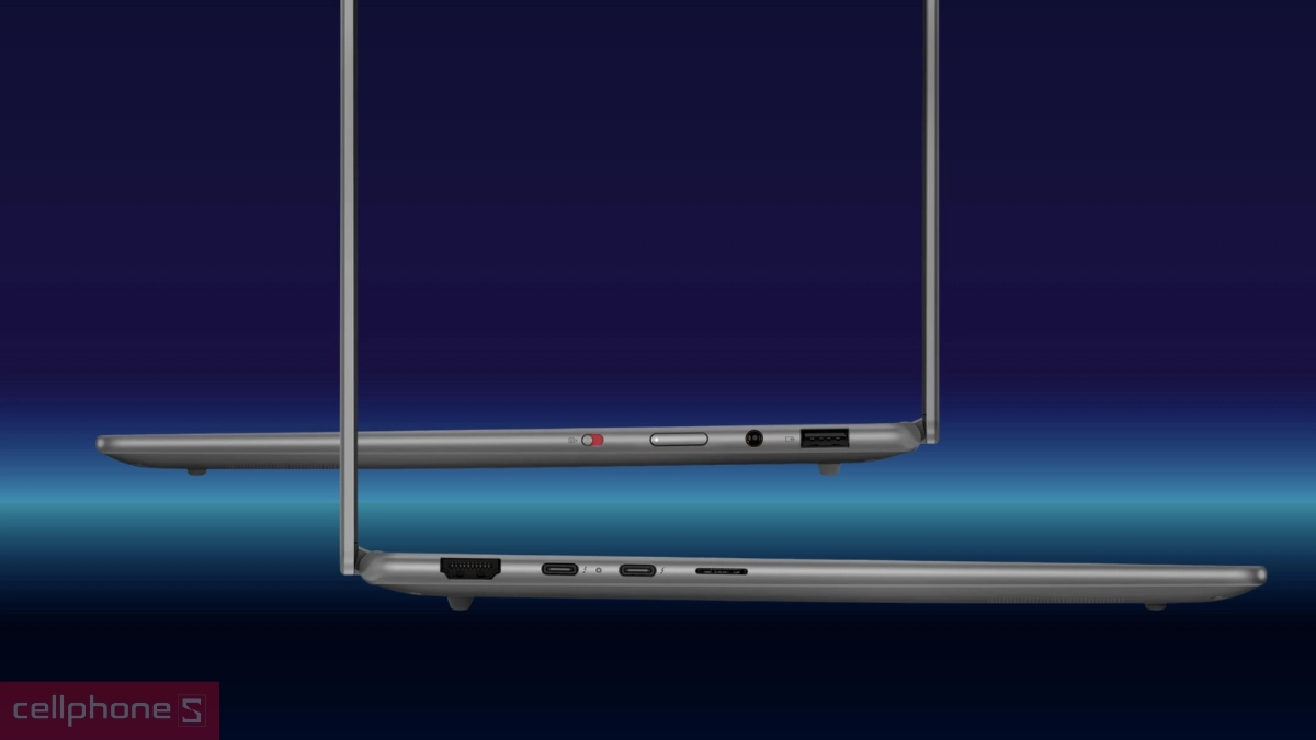 Pin, cổng kết nối của laptop Lenovo Yoga Slim 7 14ILL10 83JX0086VN
