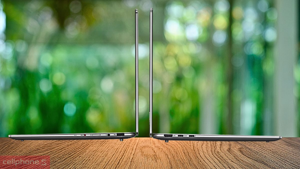 Cổng kết nối, thời lượng sử dụng của laptop Lenovo Yoga Slim 7 14IMH9 83CV00D8VN