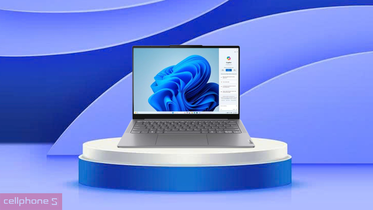 Pin, cổng kết nối, màn hình hiển thị của laptop Lenovo Yoga Slim 7 14IMH9 83CV00DKVN