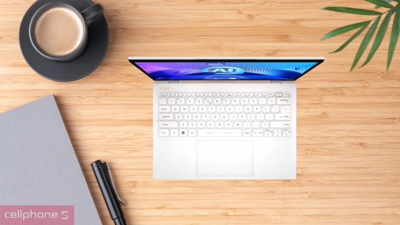 Bàn phím và Touchpad của laptop MSI Prestige 13 AI EVO A1MG-241VN