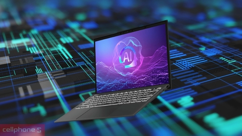 Bộ nhớ RAM và ổ cứng của laptop MSI Prestige 13 AI+ Evo A2VMG-062VN