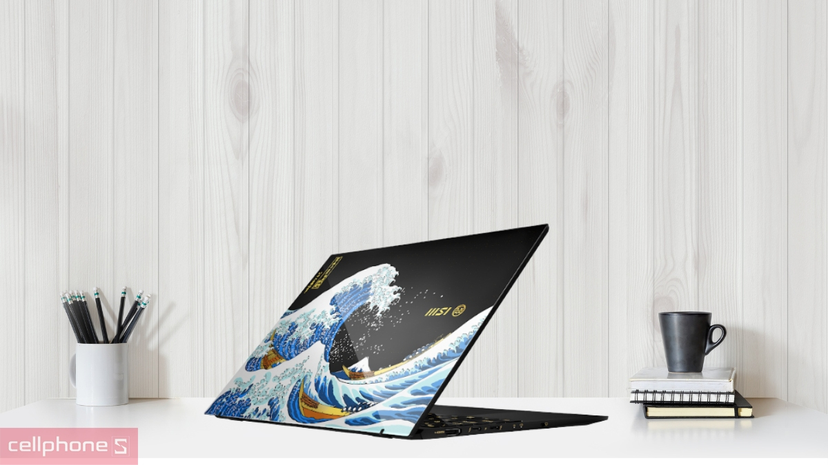 Thiết kế laptop MSI Prestige 13 AI Ukiyoe Edition A2VMG-075VN